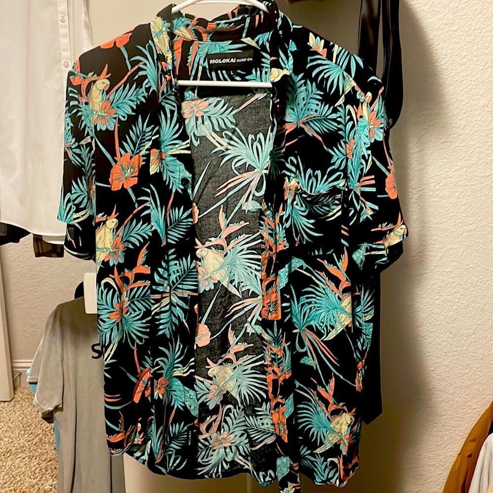 Floral Hawaiian shirt